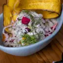 Ceviche de Pescado al Coco & Achiote